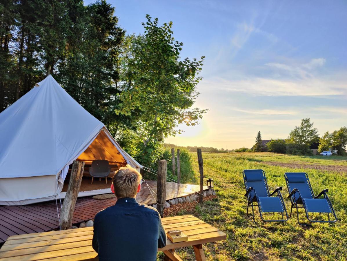 Under Canvas Bornholm Ostermarie Exteriér fotografie